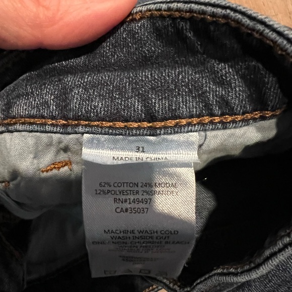 Sam Edelman The Stiletto High Rise Skinny Crop Women’s Jeans 31 Size 12 - Picture 5 of 5